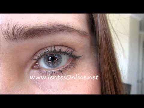 Freshlook Colors Misty Grey On Brown Eyes Freshlook Colors Misty Grey On Brown Eyes
