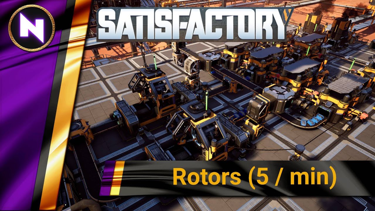 Satisfactory Update 3 Designs 2 ROTORS (5 PER MIN) YouTube