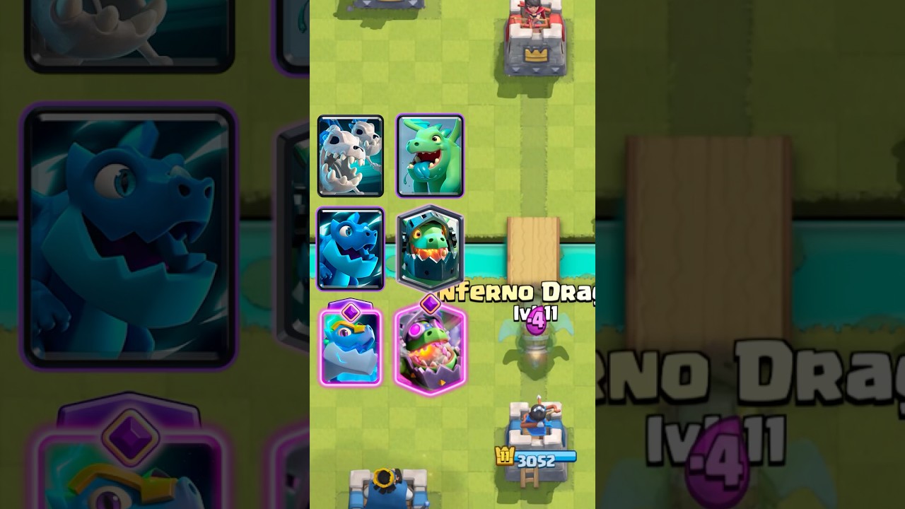 Inferno Dragon vs All Dragons | Clash Royale 