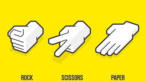 Rock, Paper, Scissors Demo - EVD3 - Machine Learning & Vision