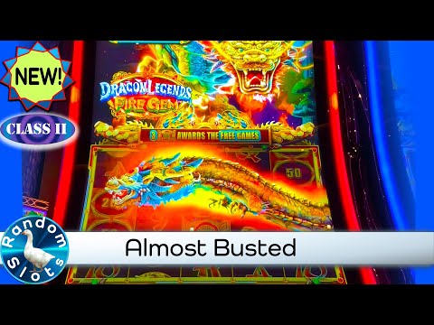 New⭐️Dragon Legends Fire Gem Class II Slot Machine Bonus