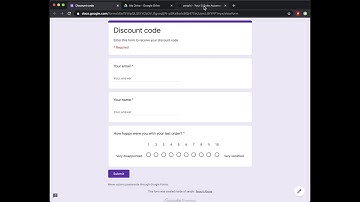 Google Forms Workflow -Send automatic personalized thank you email to user when a form is submitted