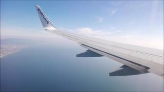 boeing 737-800 ryanair full flight from santiago to barcelona