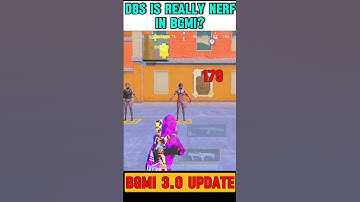 DBS is really Nerf In BGMI 3.0 UPDATE||Bgmi 3.0 new update DBS test#shorts #gaming #bgmi #dbs