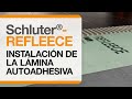 Cómo instalar la lámina autoadhesiva Schluter®-REFLEECE