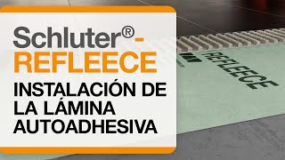 Cómo instalar la lámina autoadhesiva Schluter®-REFLEECE