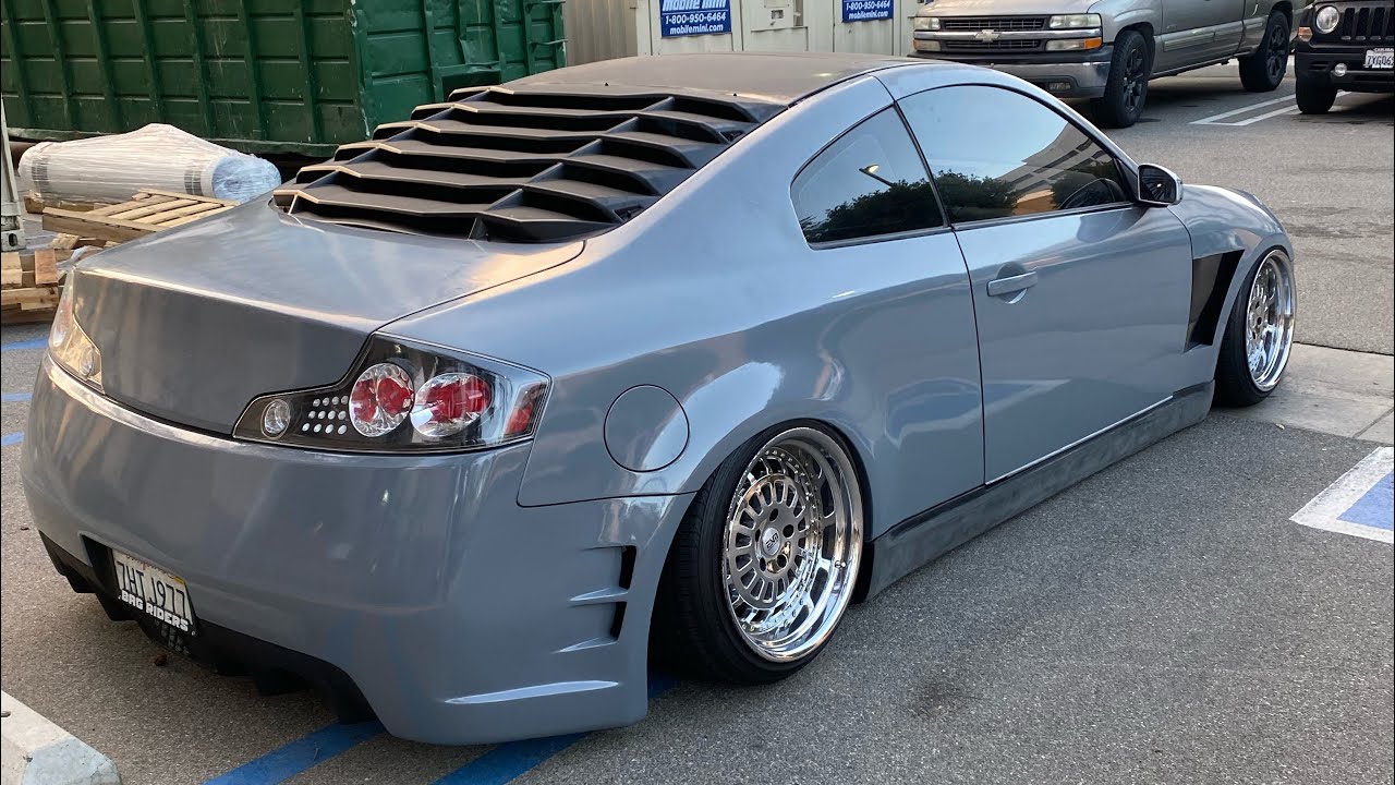 G35 side window louvers discount