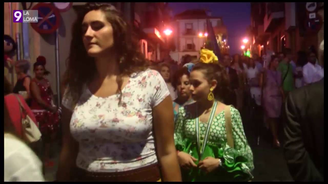 Feria de Torreperogil 2016 · Procesión de la Virgen de la Misericordia y fuegos artificiales
