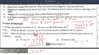 Class 7 II Maths II Chapter 3 II Part 4 II HOPES