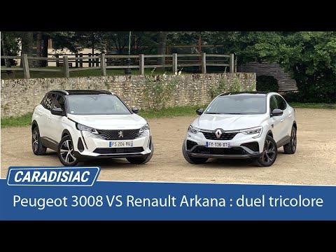 Comparatif - Peugeot 3008 VS Renault Arkana : duel tricolore