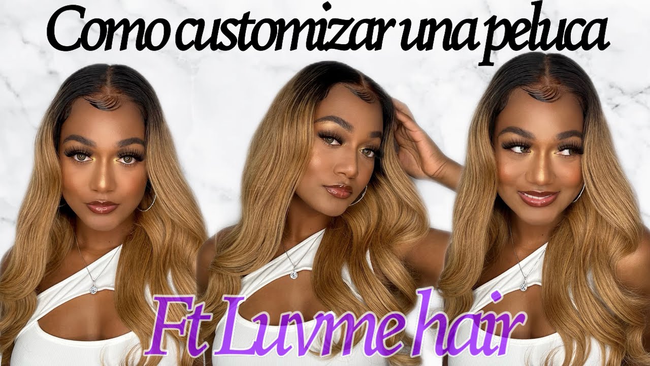 Como customizar una peluca que se vea  más natural ft Luvme Hair