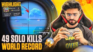 49 SOLO KILLS BY GODL LoLzZz | BREAKING ALL RECORDS😮 | BGMI HIGHLIGHT