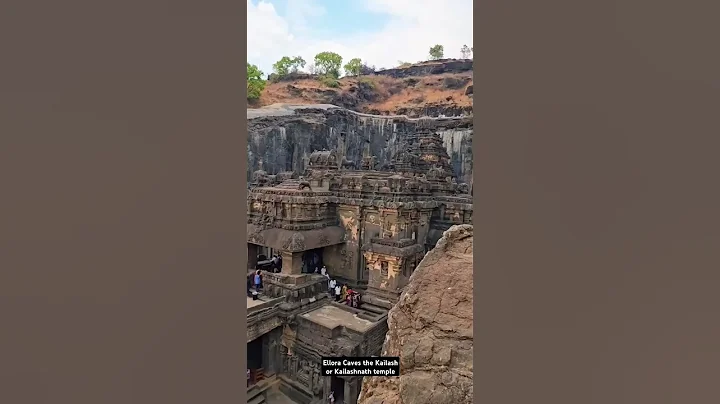 1000 years old architecture Ellora Caves the Kailash or Kailashnath Temple #unescoworldheritagesite
