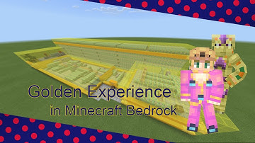 Minecraft Bedrock Command Block Showcase: Giorno Giovanna