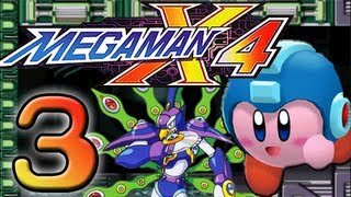 Mega Man X4 Kirby Challenge - Cyber Peacock (Part 3)