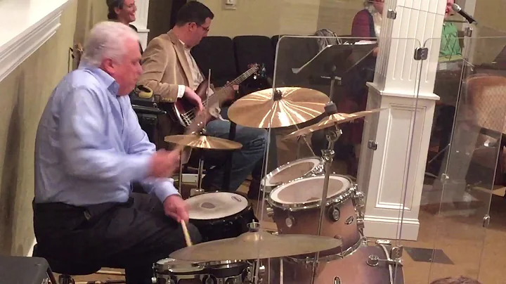 Billy Uzzle and Brandon Uzzle drum off