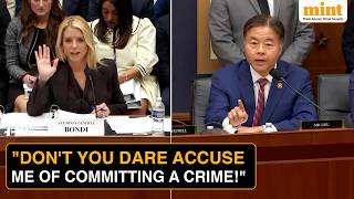 Pam Bondi Epstein Testimony Blows Up As Senator Shows 2 Photos, Accuses Bondi Of Lying Under Oath