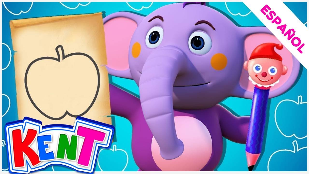 ⁣Kent el Elefante | Aprende las frutas con Kent el Elefante y su lápiz mágico - Aprendizaje Infantil