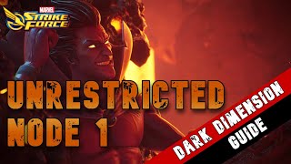 Dark Dimension 7  Node 1 Walkthrough | Marvel Strike Force