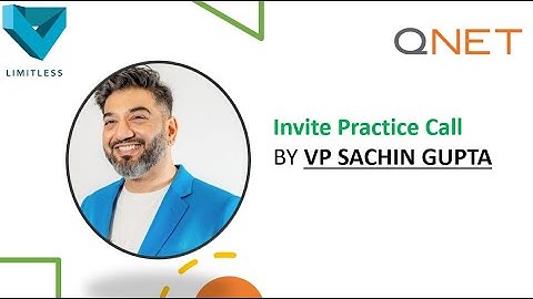 Invite Practice 1 Zoom Call VP Sachin Gupta