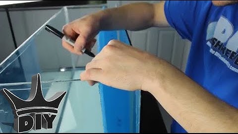 HOW TO:  Build a fully integrated aquarium filter - Internal sump TUTORIAL