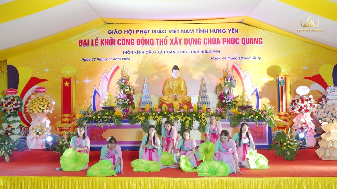 Múa HOA TÂM DÂNG PHẬT | CLB Văn Nghệ Thôn Bắc Kênh Cầu | YenMyMedia