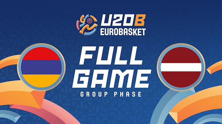 Group Phase | Armenia v Latvia | Full Basketball Game | FIBA U20 EuroBasket 2025 Division B