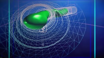 Intestinal Chyme Movement RealFLow Simulation - OpenGL Preview