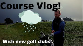 COURSE VLOG | testing out my new golf clubs