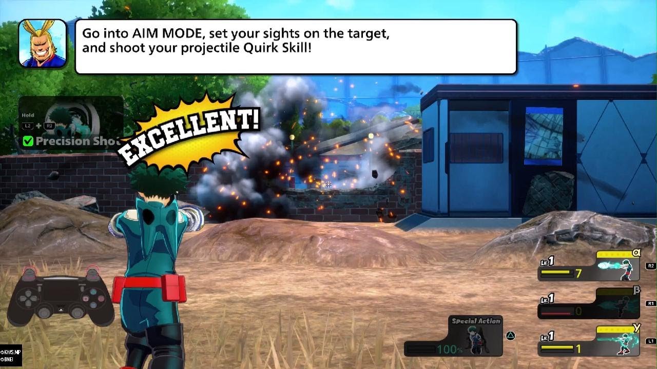 NEW MY HERO ULTRA RUMBLE TRAINING FULL TUTORIAL GAMEPLAY PS5 - YouTube