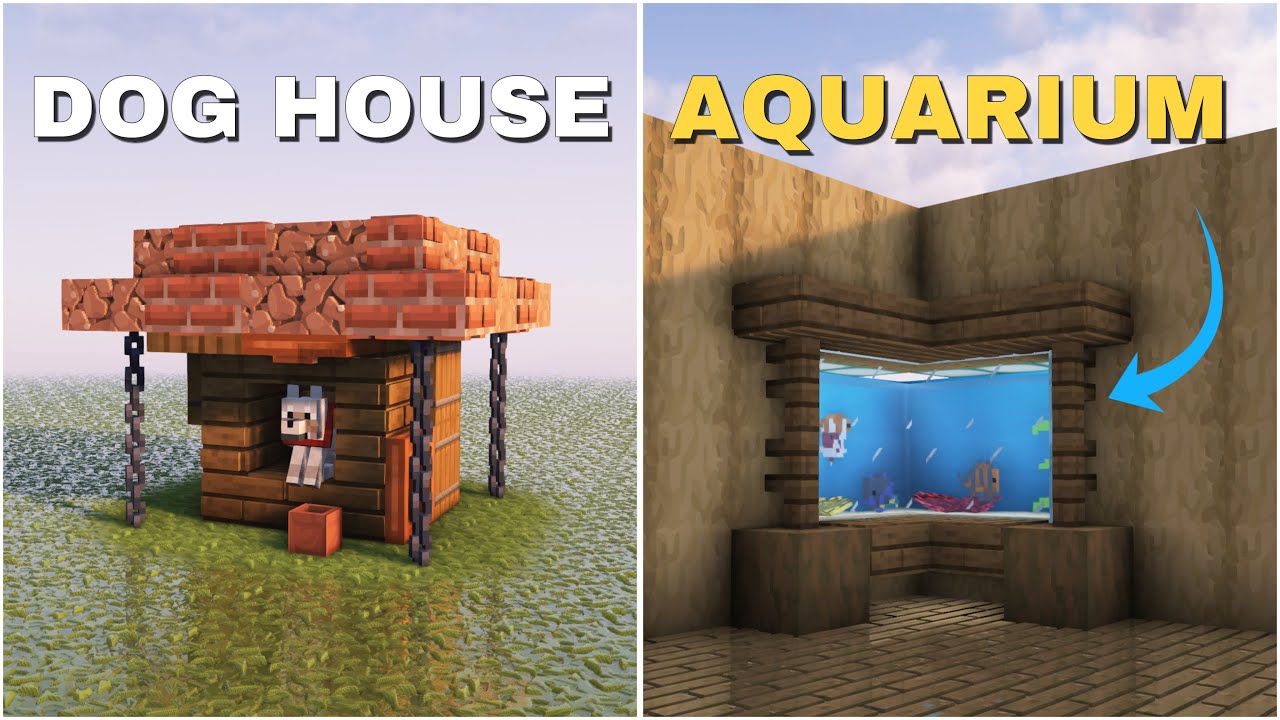 Minecraft Pet Buildsd Top 5 Minecraft Pet Houses You NEED to Build 🐾 - YouTube
