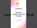 Manual Leave Year-End Process | greytHR #greythr #lyp