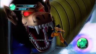 Dragonball Z Ultimate Tenkaichi: Story Mode Fight 8 Goku Vs Giant Ape Vegeta