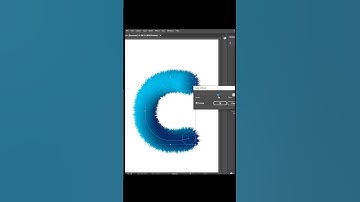 Realistic 3D Fur Effect in Adobe illustrator  #shorts #photoshop