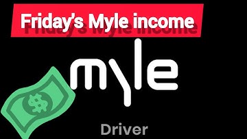 Myle rideshare Friday’s income