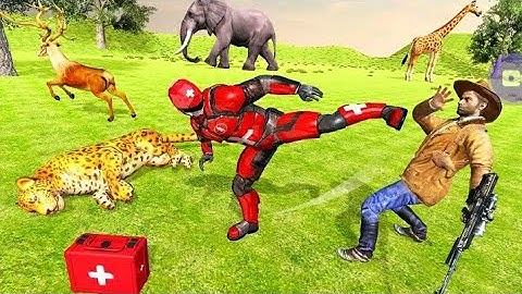 Light Superhero Speed Hero Robot Rescue Mission-android Games play