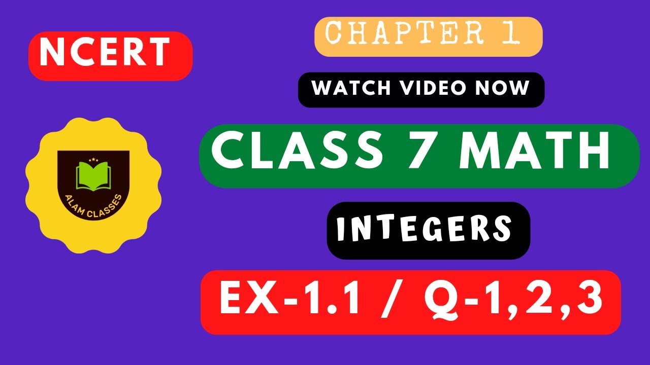 class 7 Math | chapter 1 (Ex-1.1) Q-1,2,3 | NCERT solution in Hindi ...