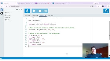 Pybricks Menu