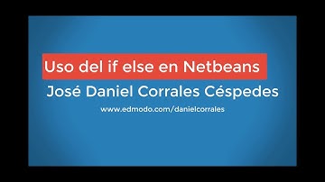 04 - If Else en Java Netbeans