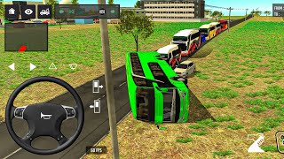 🚍💥 EURO COACH BUS FLIPPED IN HEAVY TRAFFIC! 😱 | NEW MOD UPDATE | BUS SIMULATOR INDONESIA #bussid  screenshot 4
