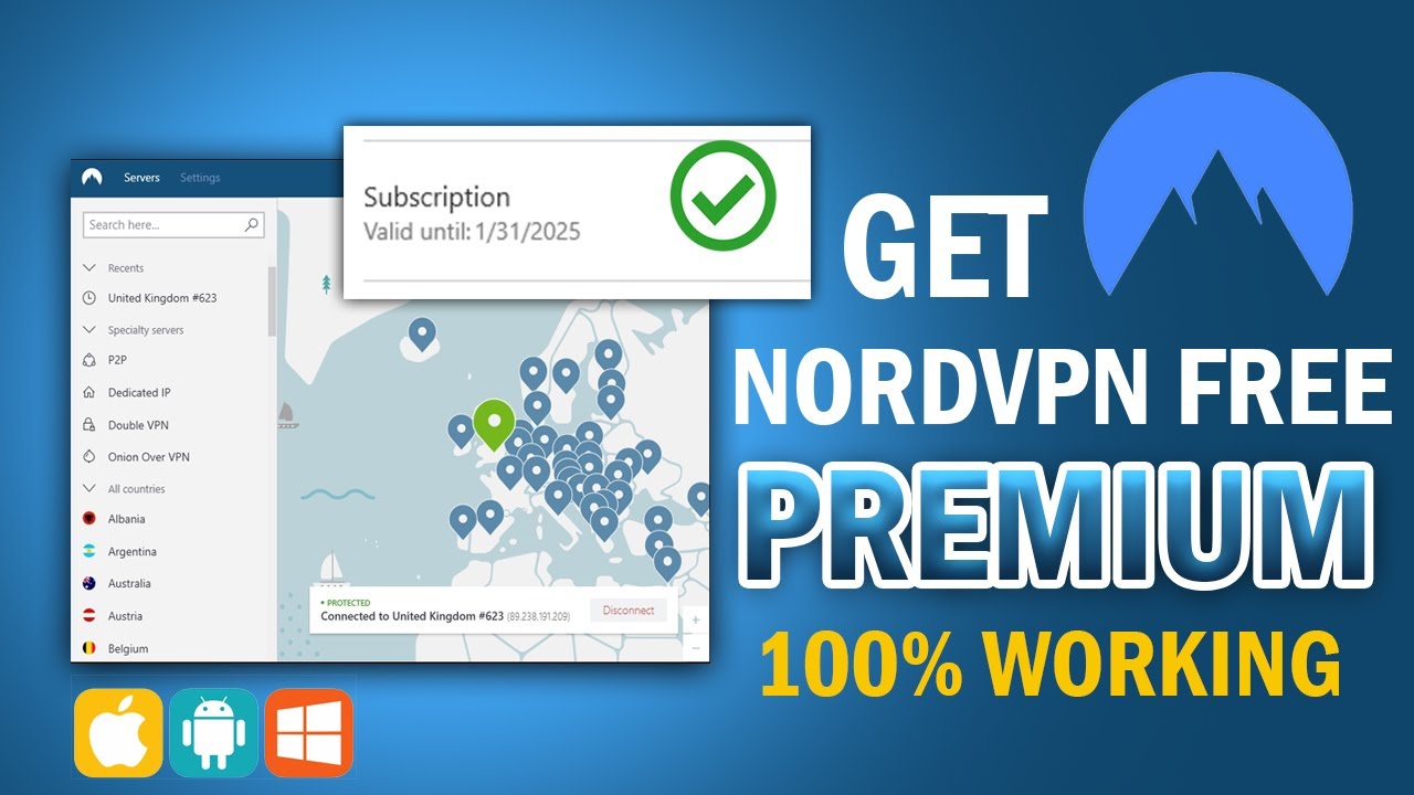 nordvpn premium account free how to get free premium nordvpn accounts