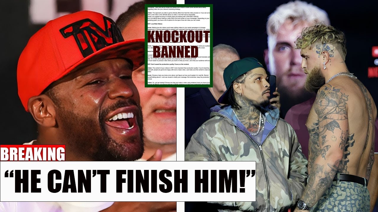 Floyd Mayweather EXPOSES Jake Paul Over “NO KNOCKOUT” Rule In Tank Davis Fight