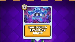 Lumberjack Evolution Draft Event – Guaranteed Wins! 🔥 | Clash Royale