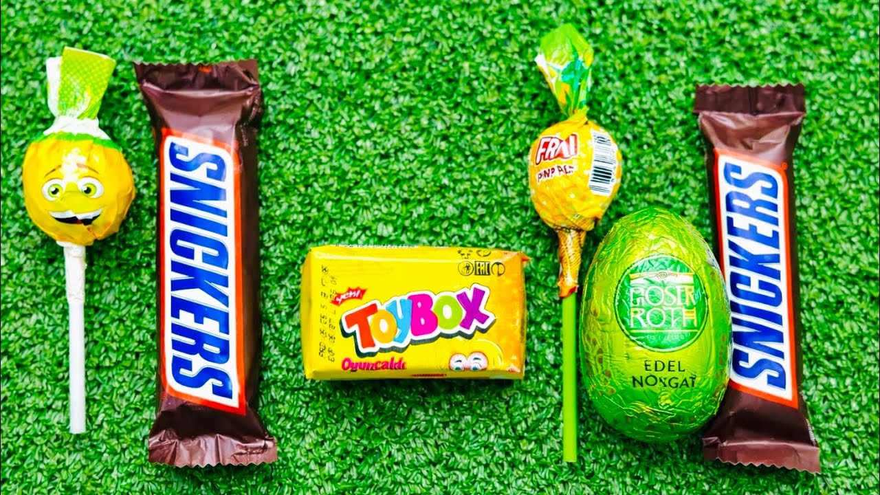 Satisfying Chocolate Opening | ASMR Snickers Unwrap | Gum Surprise Box Unpacking🍬✨🍫