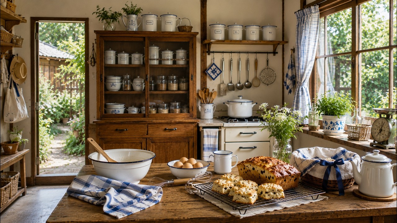 ? A Summer Old House That Reminds Me of a Blue Ribbon Kitchen 