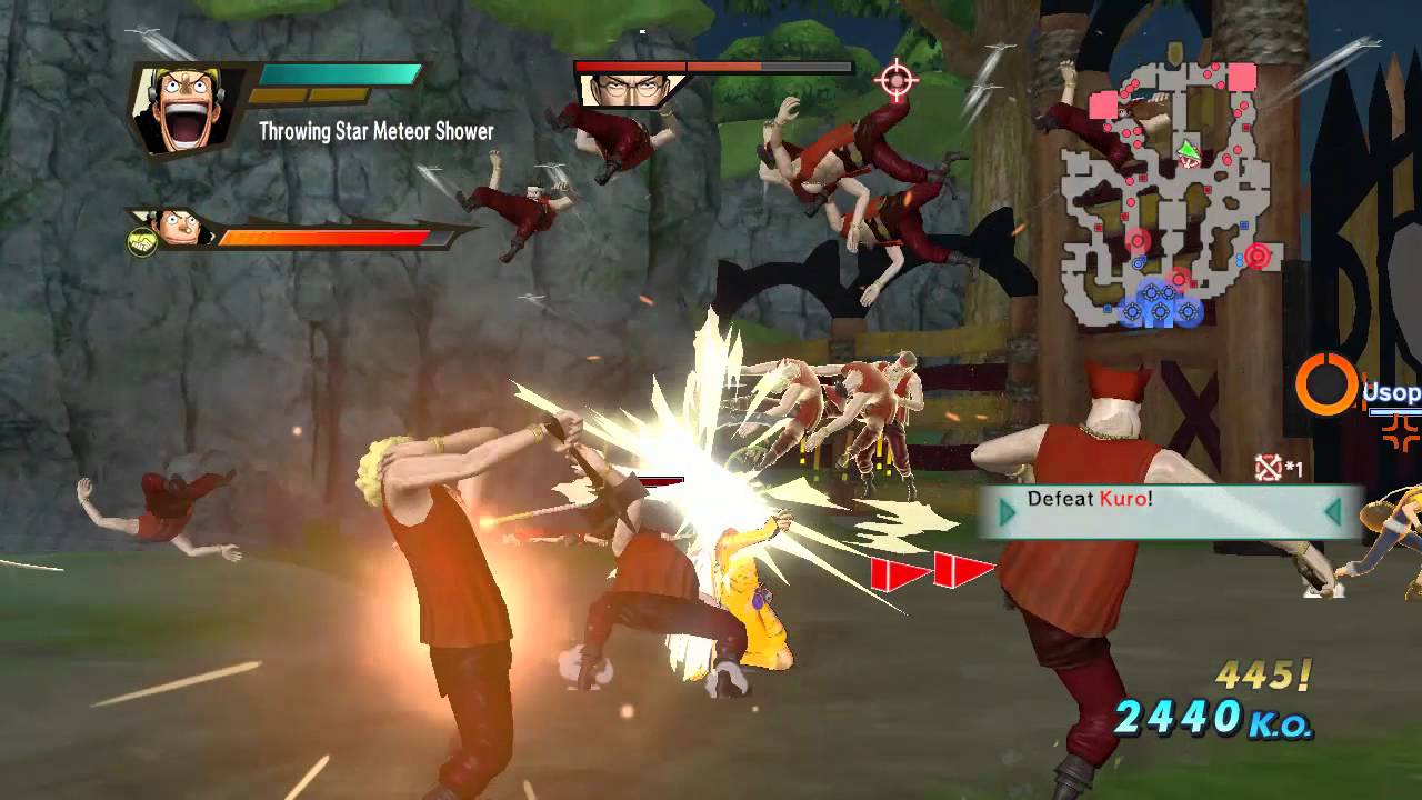 Usopp vs Captain Kuro