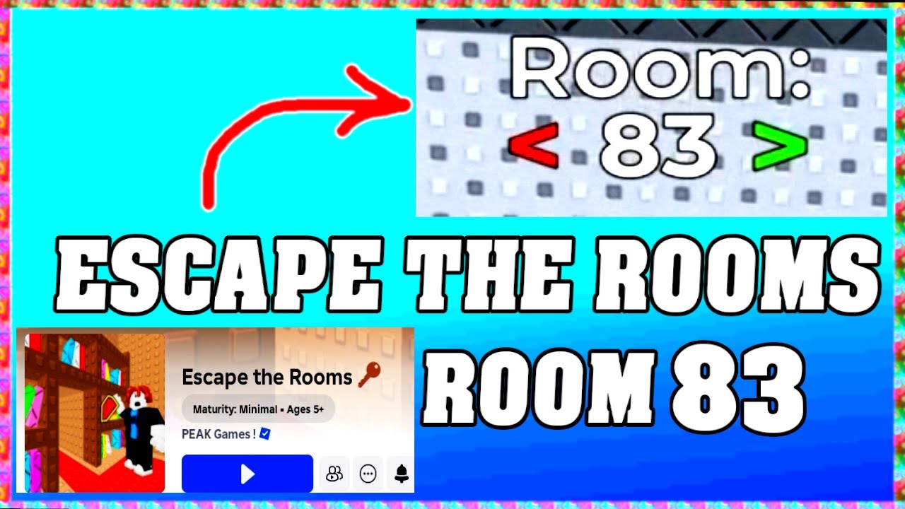 ROOM 83 ESCAPE THE ROOMS Roblox Walkthrough [Full Guide English] - YouTube