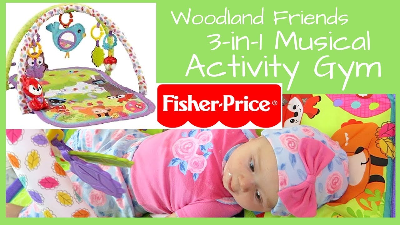 fisher price woodland friends 3 in 1 musical activity gym