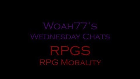 RPG Morality