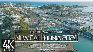【4K】🇳🇨🇫🇷🌴🍹🏖 Drone RAW Footage 🔥 This is NEW CALEDONIA 2024 🔥 Noumea & More 🔥 UltraHD Stock Video